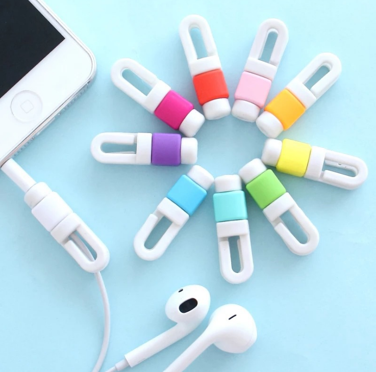 Apple headphone cable savior headphone cable protective cover manufacturers wholesale retractable headphone cable protective cover