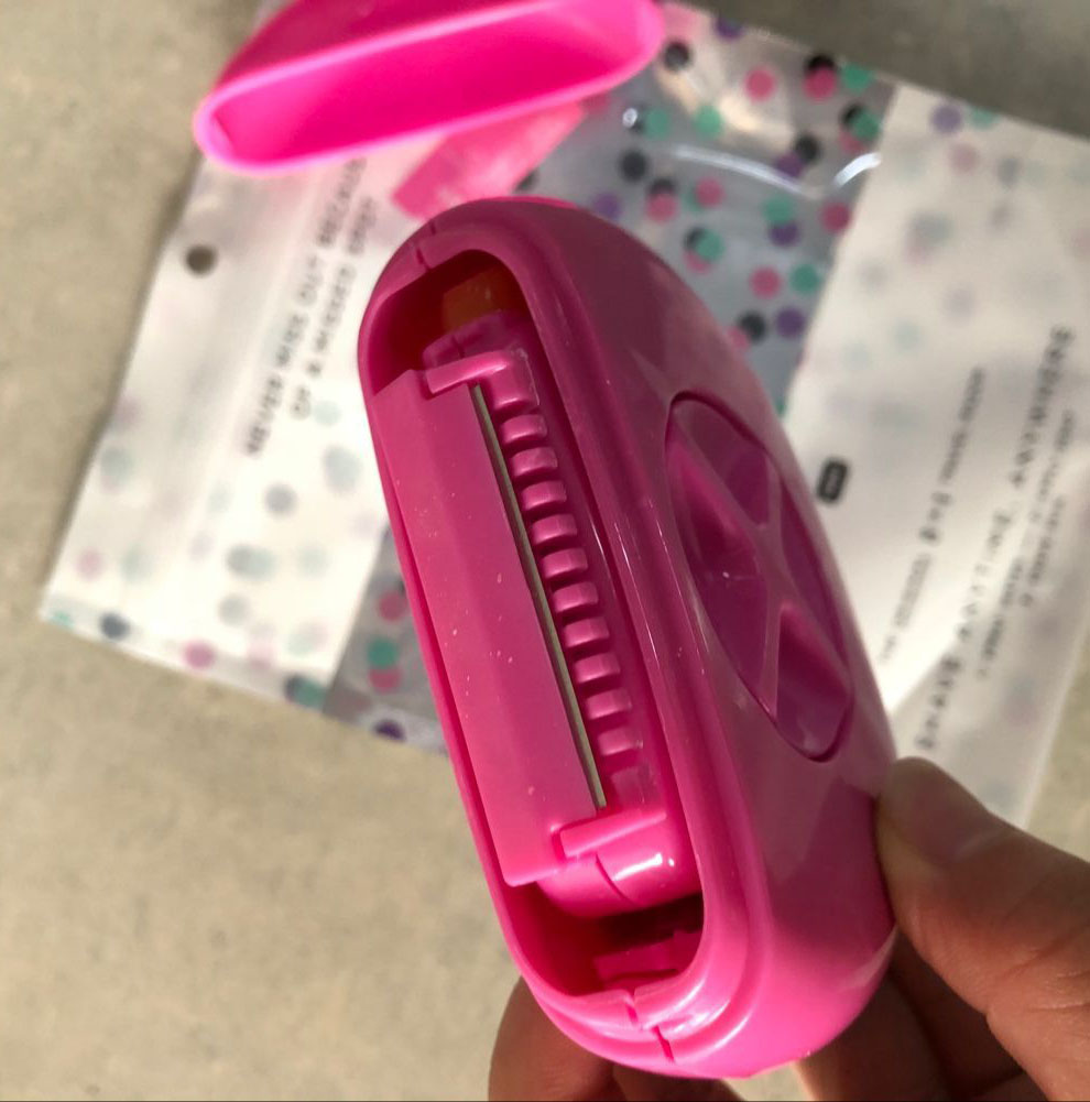 3-in-1 Travel Razor Portable razor Specification drawing