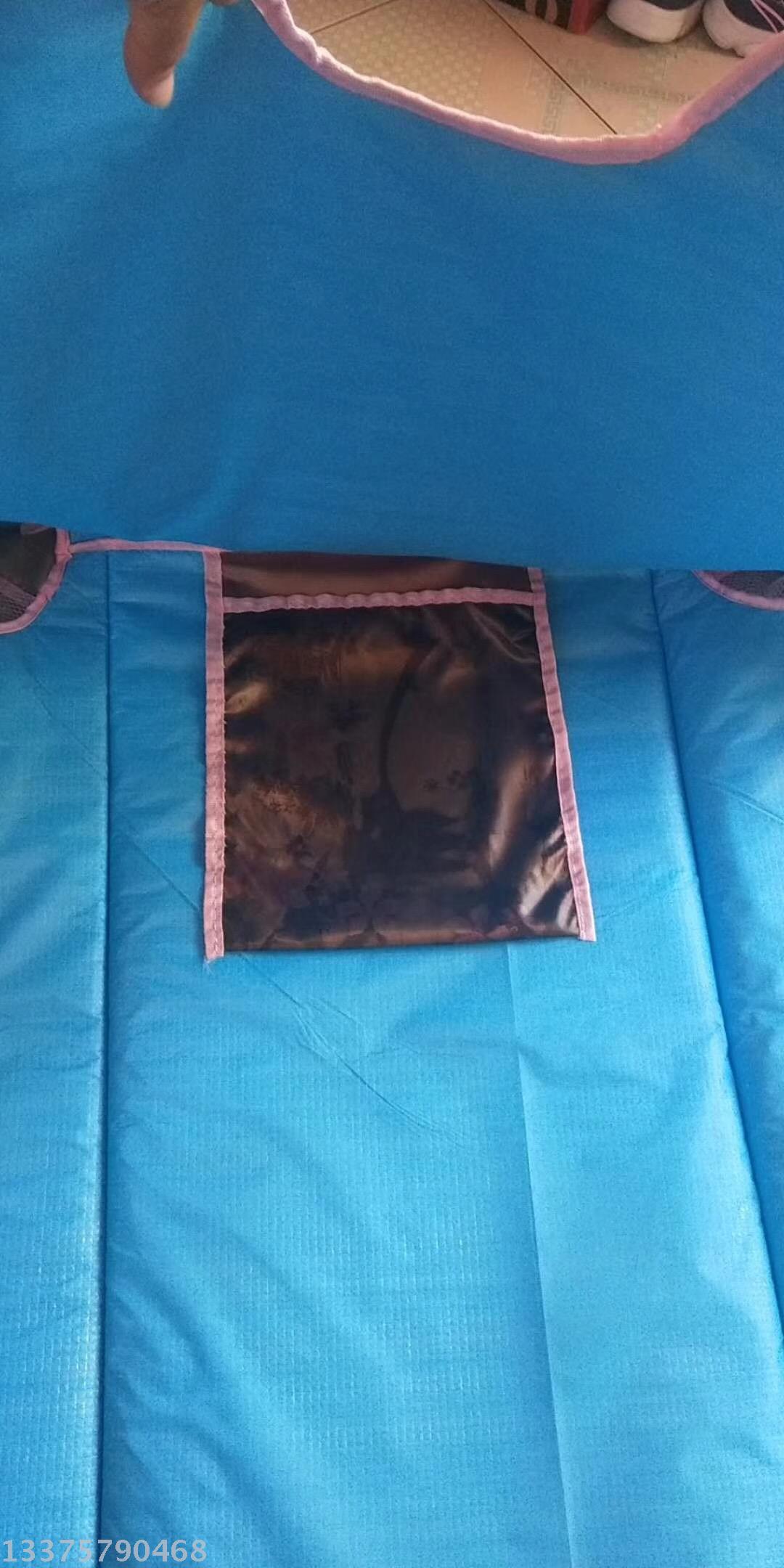 新款电瓶车挡风车衣布电动车挡风被春夏季电动车防晒用3层口袋细节图