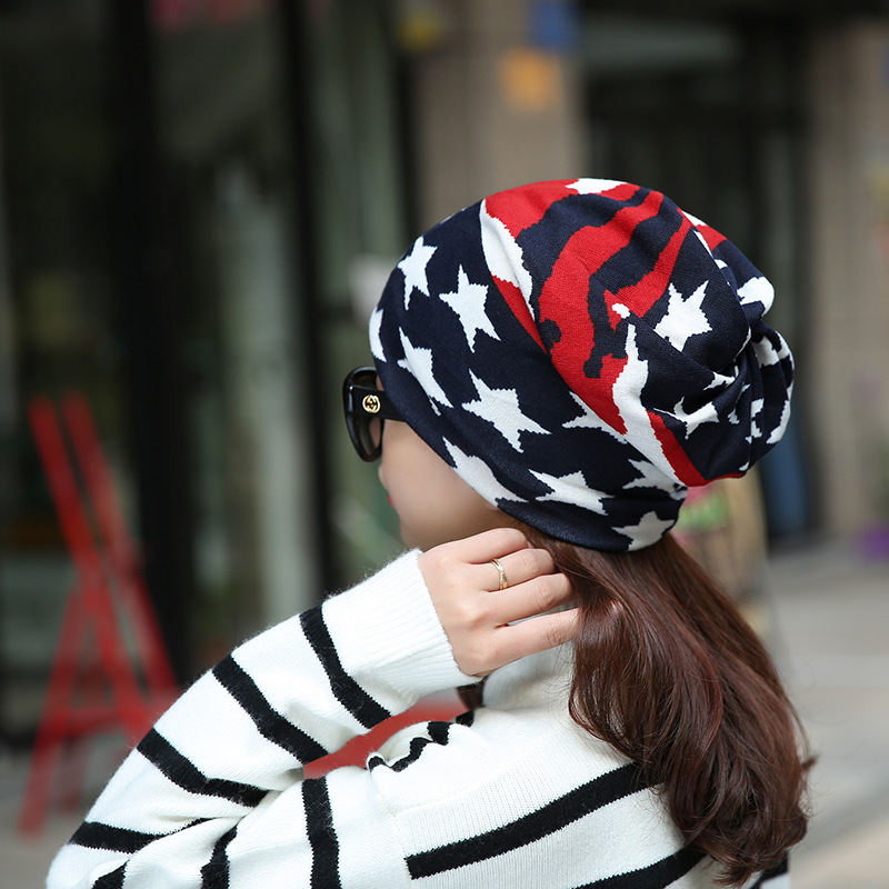 Foreign Trade Korean Version Of Pullover Hat New Pregnant Women Autumn Outdoor Sports Knitted Monthly Hat Clothing Accessories Wholesale Application Scenario