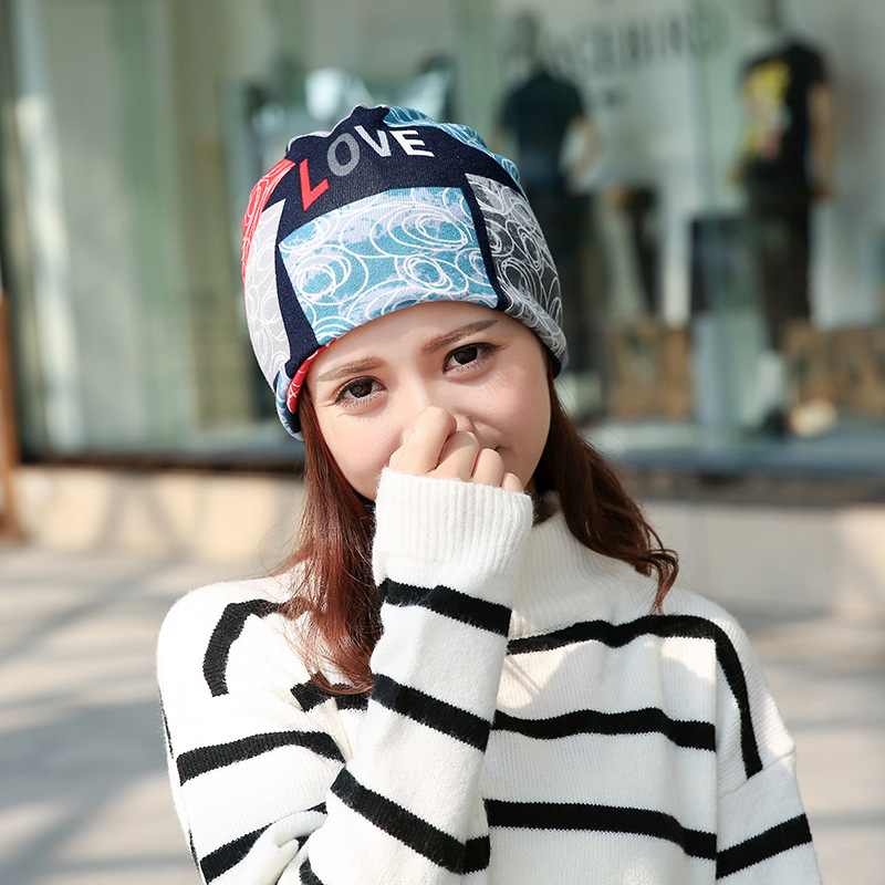 Korean Version Of The Hat Spring And Summer Fashion Women's Headscarf Creative Pullover Hat Outdoor Knitted Hat Foreign Trade Custom Manufacturers Wholesale details Picture
