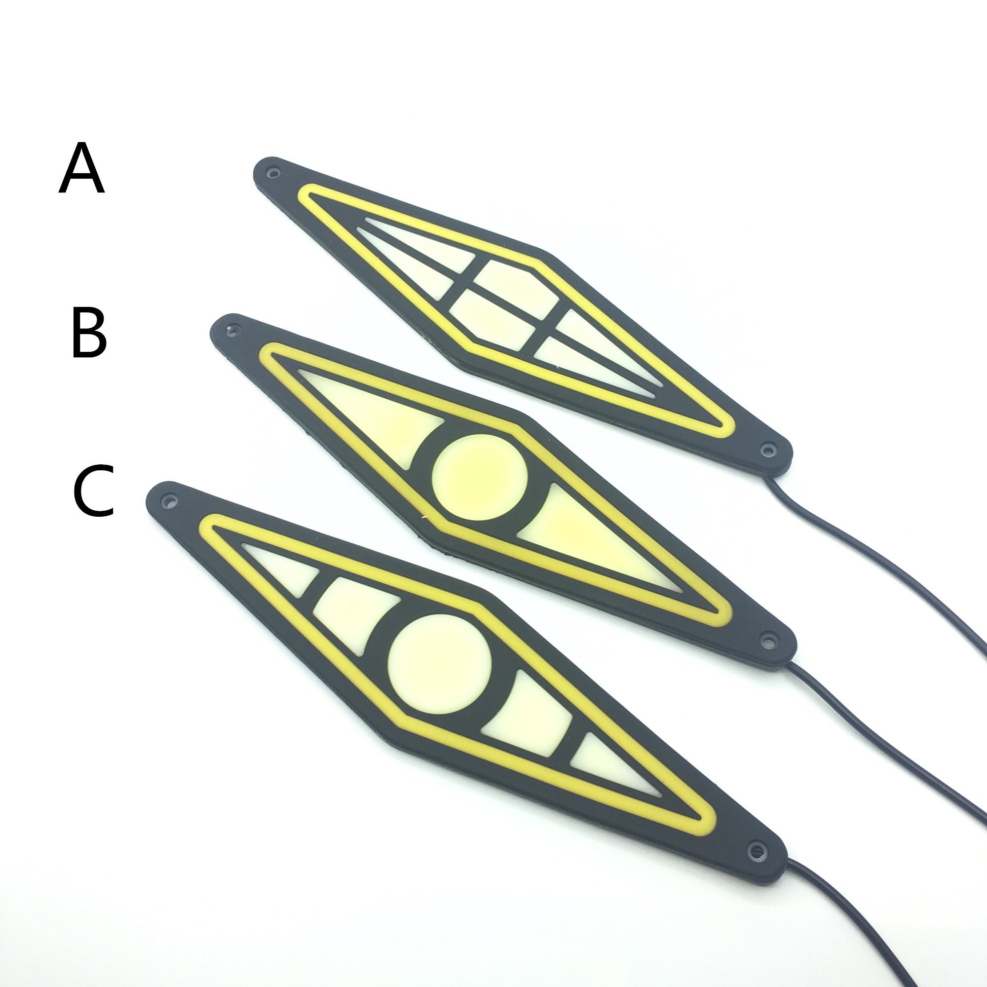 Automotive LED daytime running lights, soft COB light strips, dual-light turn signal running lights, 12V details Picture