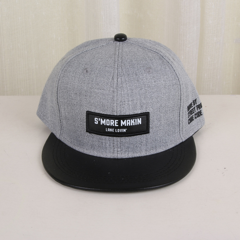 Hat Korean Couples Baseball Cap Hip Hop Hat Men Women Fashionable Leather Label Flat Brim Hat Sun Hat Spring Summer Days Application Scenario