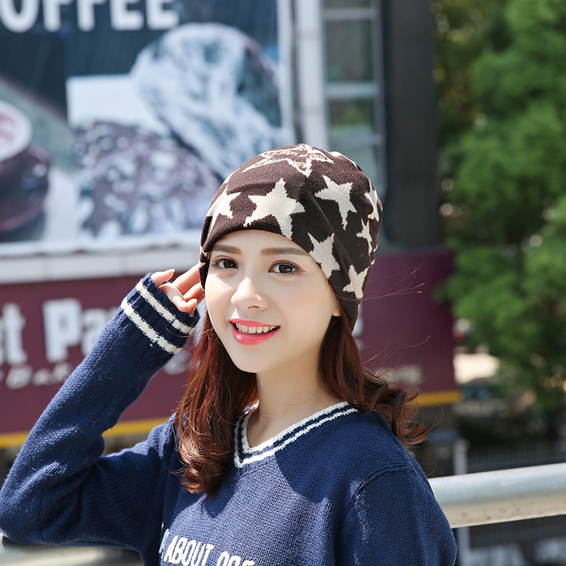 Manufacturers Wholesale Autumn New Aliexpress Headscarf Pregnant Women's Month Hat Outdoor Women Sports Knitted Hat Custom Specification drawing