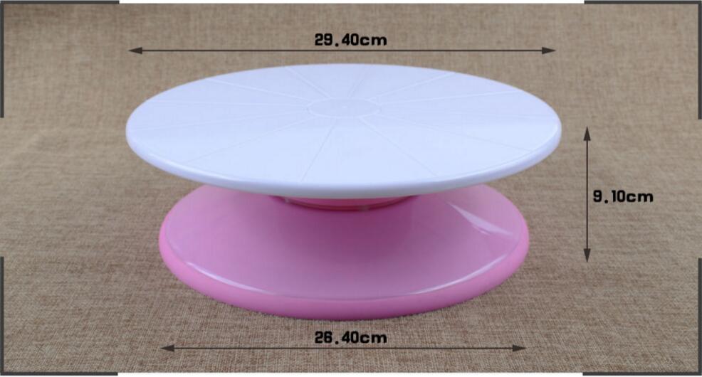 烘焙工具 蛋糕裱花台 轻便稳固蛋糕转盘 DIY裱花转台 蛋糕模具产品图