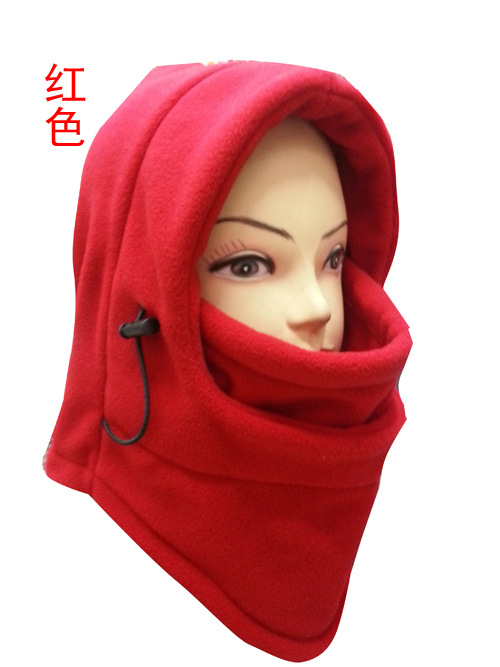 Foreign Trade New Fleece Hat Sports Mask Foreign Trade Multi-Functional Hat Outdoor Riding Head Set Manufacturers Wholesale details Picture