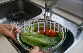 Folding fruit and vegetable washing basket, fruit and vegetable dehydrator, drain, folding fruit tray