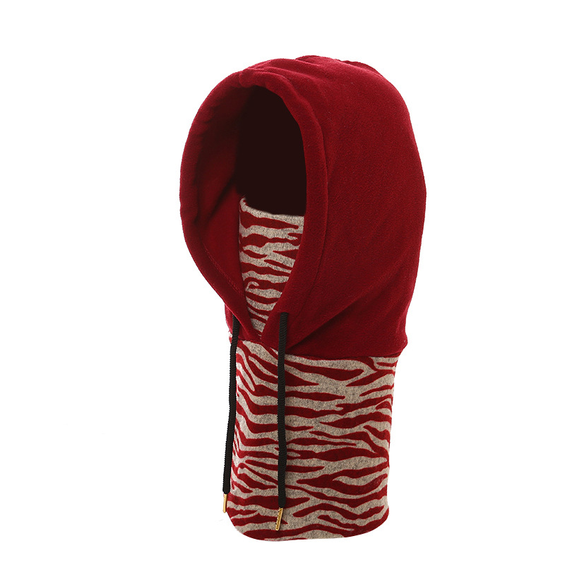 Foreign Trade Autumn And Winter New Outdoor Riding Windproof Mask Masked Fleece Hat Two-Piece Set Of Fast Sell Supply Wholesale