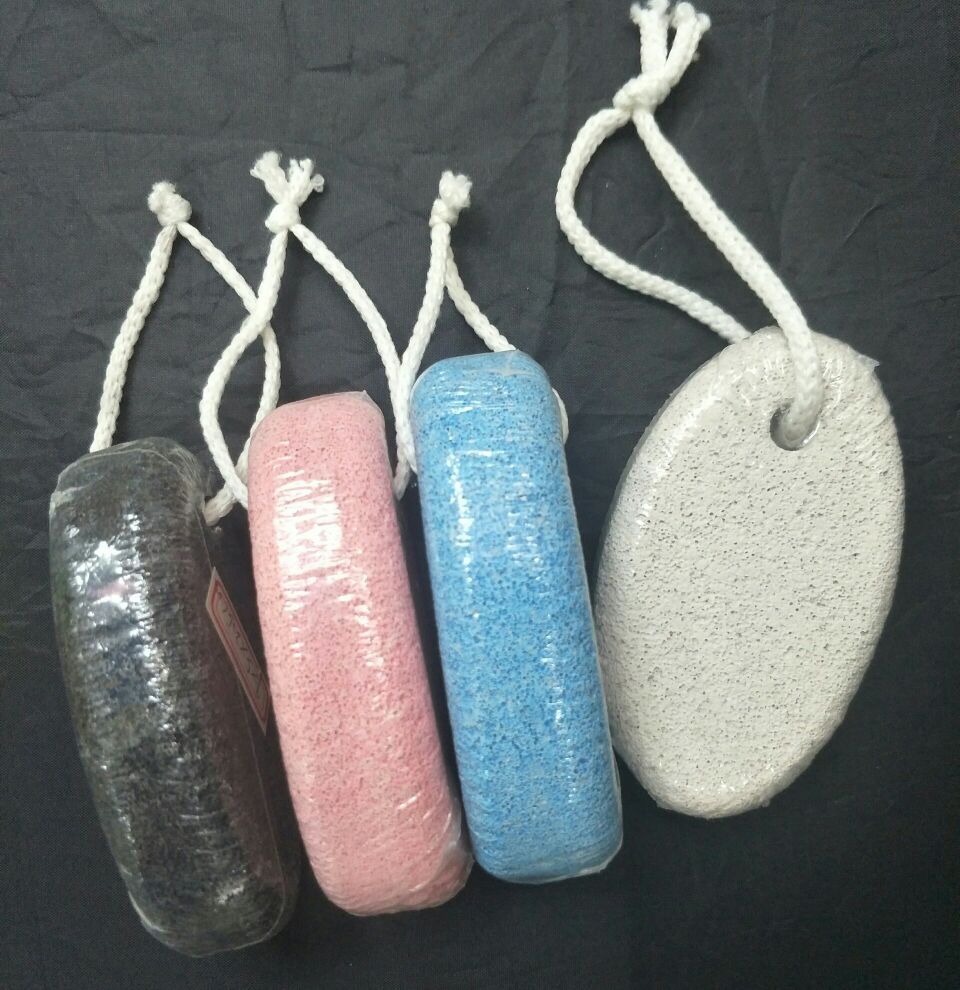 染色中号鸭蛋磨边磨脚石，去死皮，脚锉产品图