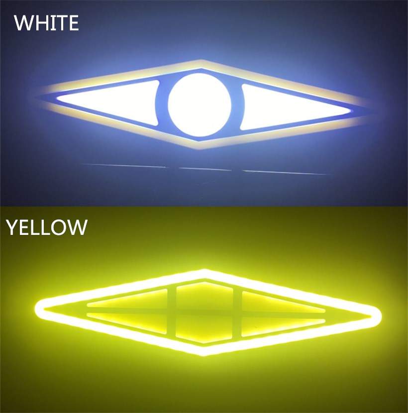 Automotive LED daytime running lights, soft COB light strips, dual-light turn signal running lights, 12V Application Scenario