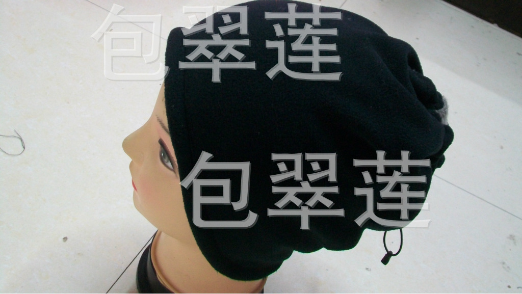 Foreign Trade Wholesale Polar Fleece Head Pile Hat Multi-Functional Windproof Warm Dual-Purpose Headscarf Spot Custom Logo details Picture
