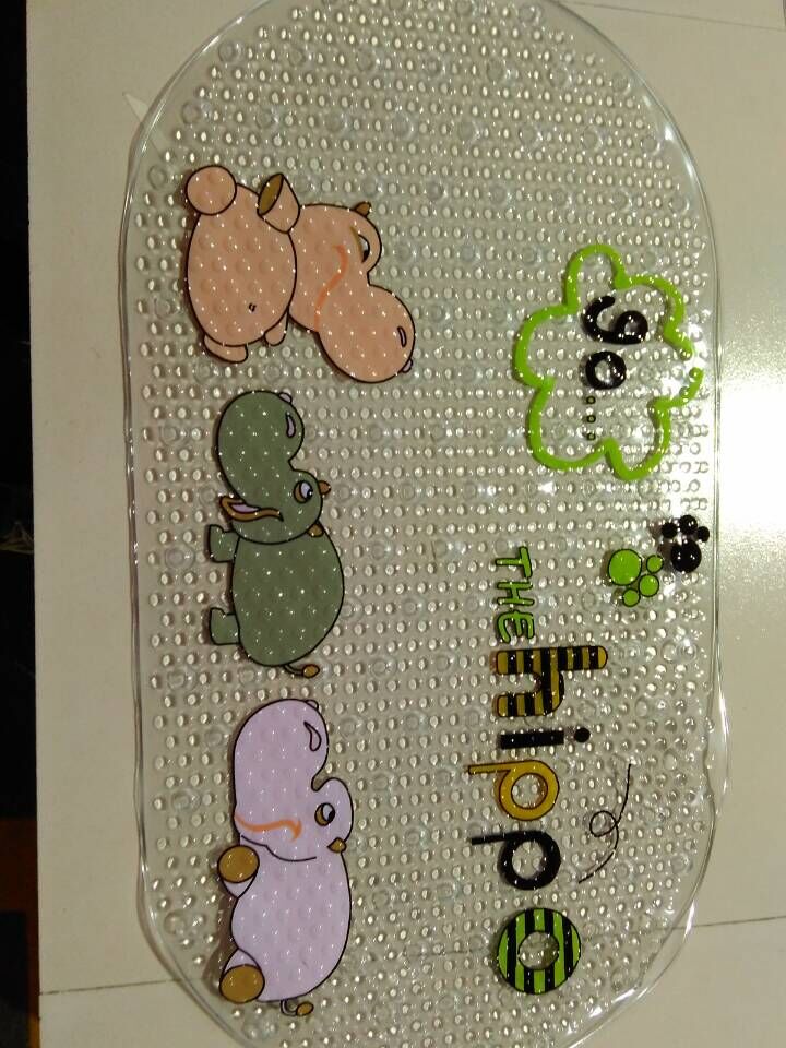 Unscented bathroom non-slip mat Waterproof non-slip anti-dust household bath door mat