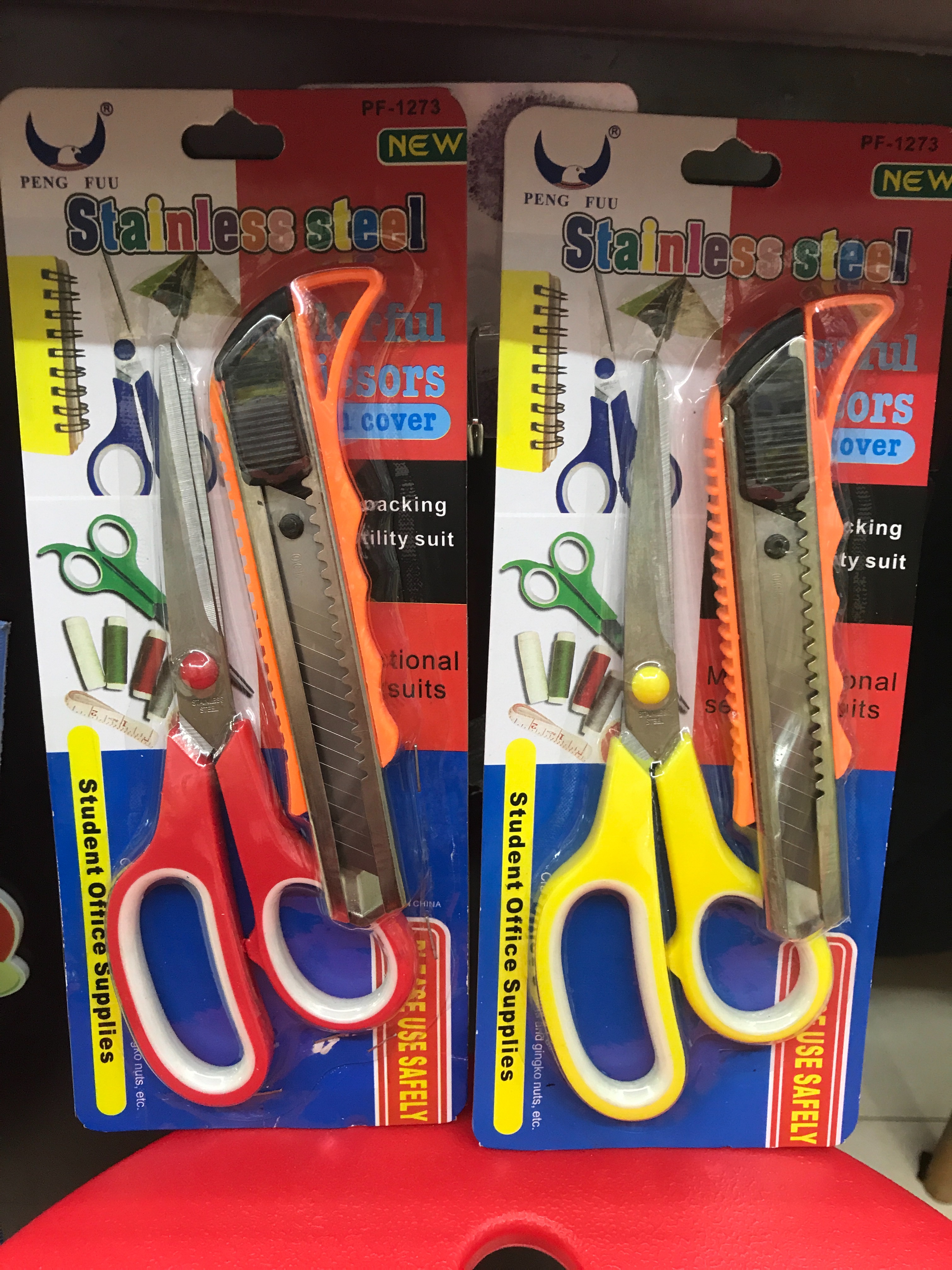 Box cutter and scissors set tools box products