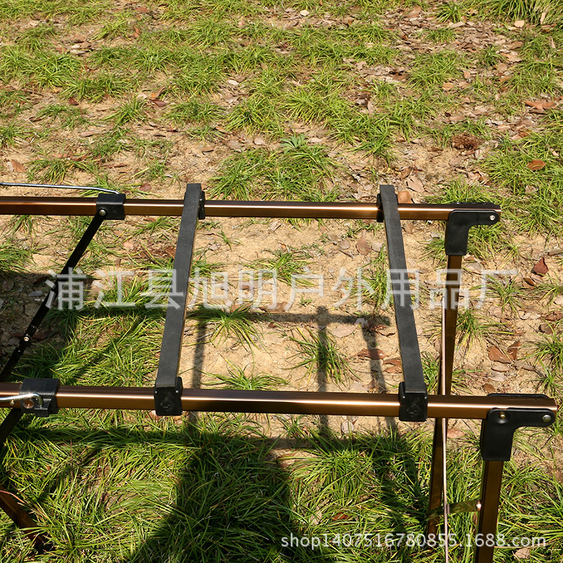Self-driving outdoor travel folding table, ultra-light aluminum alloy table, portable and lightweight folding table, barbecue stall Specification image