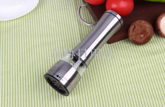 Stainless steel manual pepper grinder, mostly black pepper grinder, manual stainless steel pepper grinder details Picture