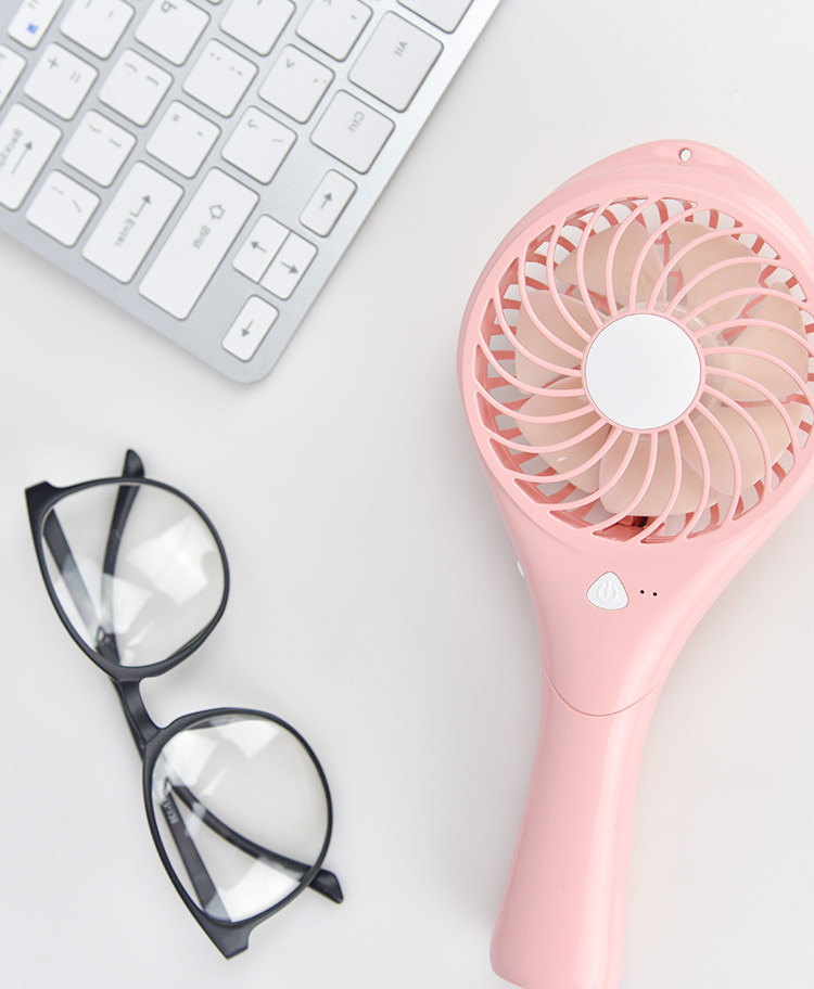 Upgraded usb Mini Rotating Handheld Fan Multi-Functional outdoor handheld large capacity usb charging small fan Specification drawing