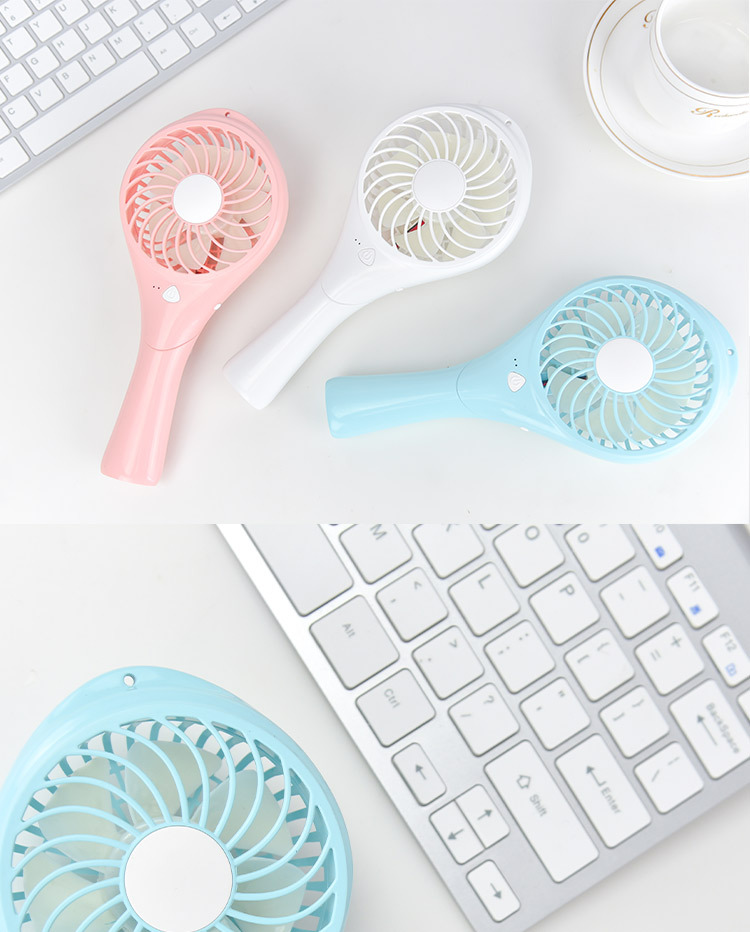 Upgraded usb Mini Rotating Handheld Fan Multi-Functional outdoor handheld large capacity usb charging small fan details Picture