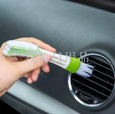 1339 汽车空调出风口清洁刷子 除尘刷软毛刷双头内饰清洁用细节图