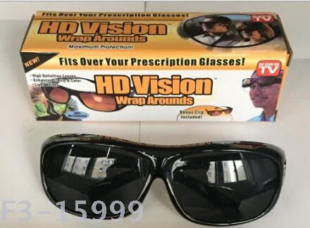 HD Vision Wrap Arounds TV太阳镜多功能眼镜夜视镜防护风沙套镜