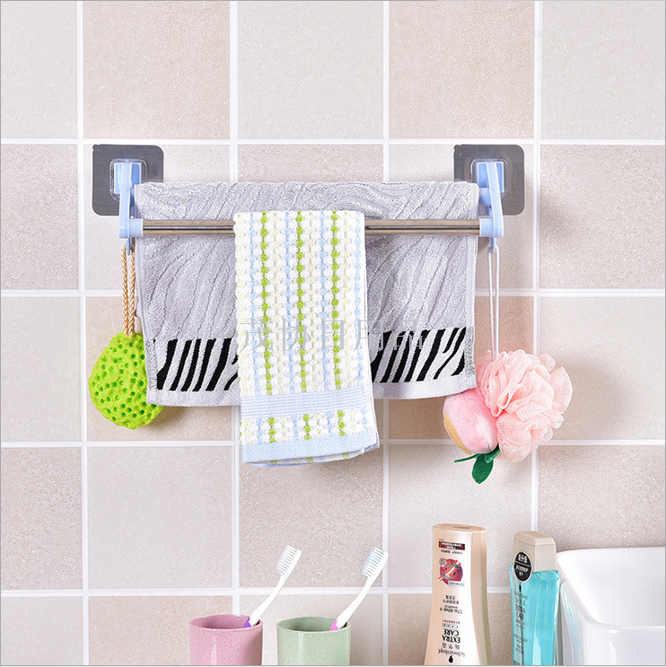 Bathroom and kitchen rack storage rack plastic stainless steel towel rack