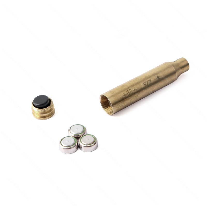 全铜子弹归零器223REM红激光校准仪产品图