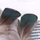 厂家直销批发羽毛 纯天然色铜鸡绿片羽毛 40-70mm羽毛产品图