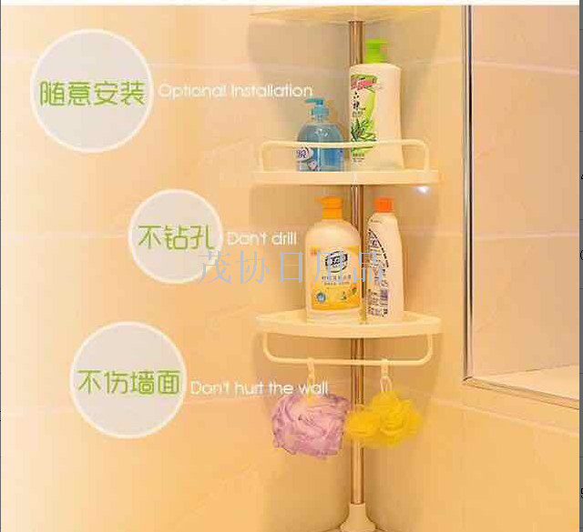 Hot style bathroom shelf bathroom corner shelf space shelf telescopic shelf shelf ceiling