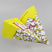 专业生产三角形美国爆米花玉米花盒快餐包装盒食品包装纸盒