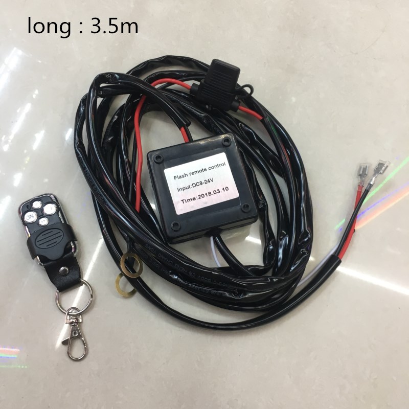 High-power 400W strobe wiring harness for automotive LED light strobe controller Specification image