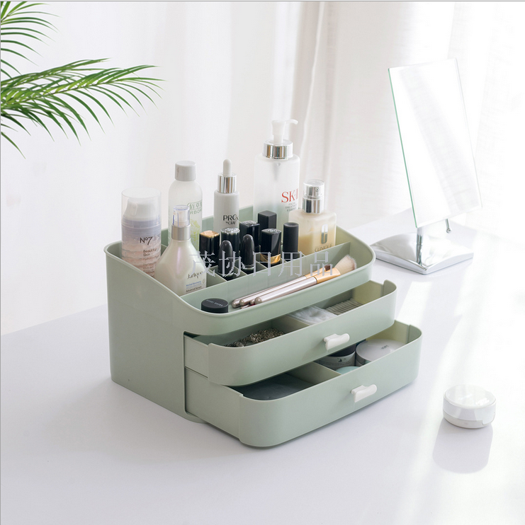 Product bath design cosmetics storage box large capacity multi-layer drawer style simple desktop
