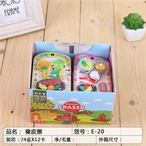 Lobster steak noodles combination eraser 3D modeling eco-friendly stationery