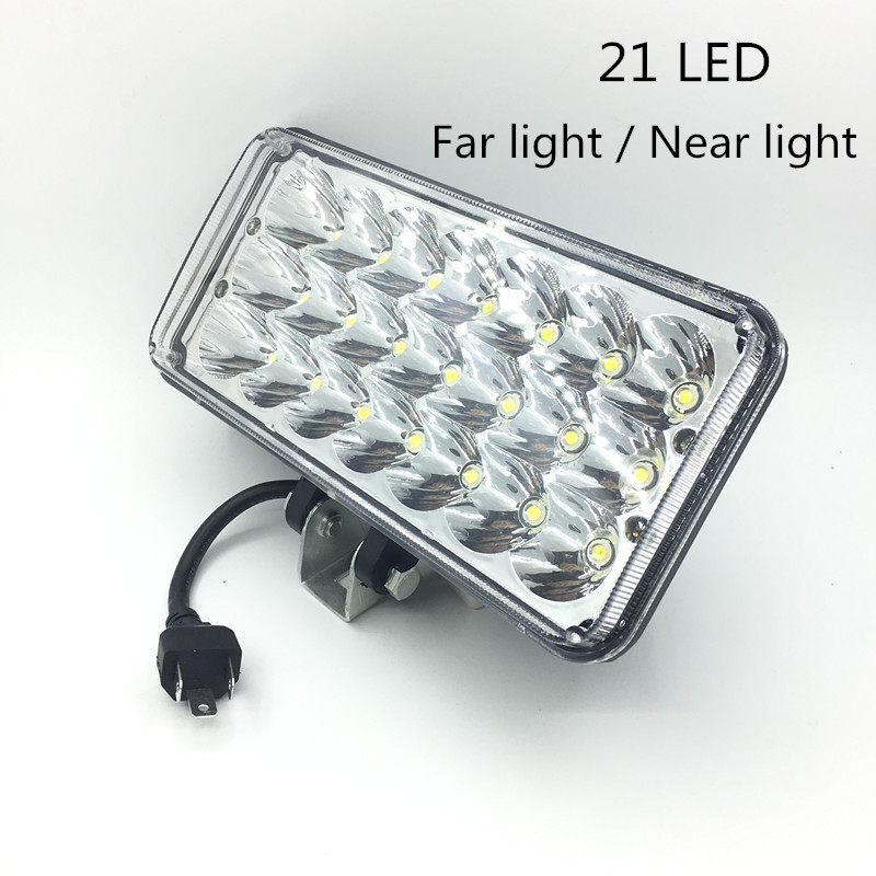 63W high-power LED spotlights for trucks and engineering vehicle searchlights Specification drawing
