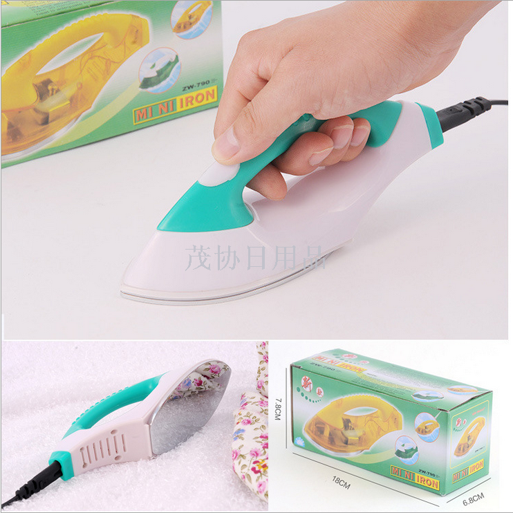 Creative new type handheld mini electric iron, household electric iron, portable ironing machine