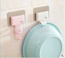 Washbasin hook bathroom creative seamless hanging bathroom strong wall hanging washbasin stand hanging basin stand