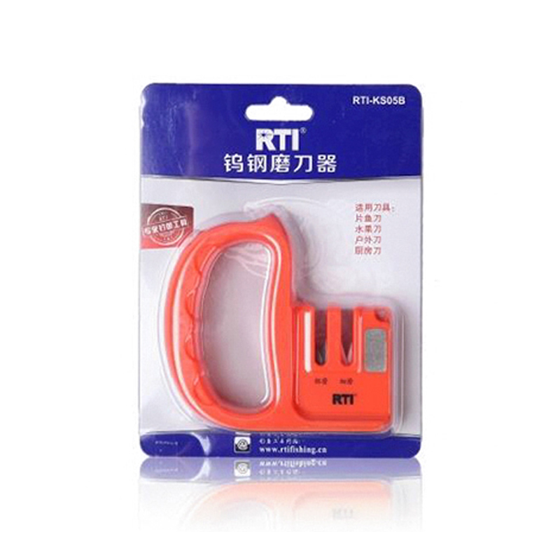 RTI正品钨钢双向磨刀器厨房磨刀器便携磨刀器带粗细磨刀棒精钢沙细节图