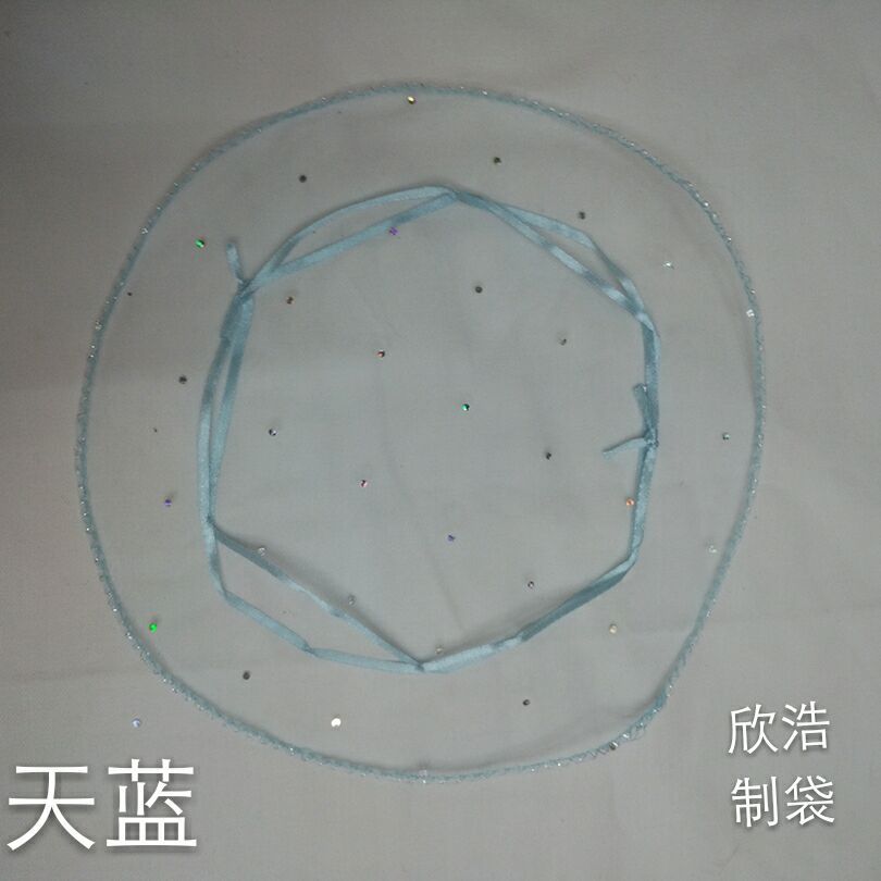 【厂家直销】 26*26圆盘亮点网纱袋批发 结婚喜糖袋 颜色多多细节图