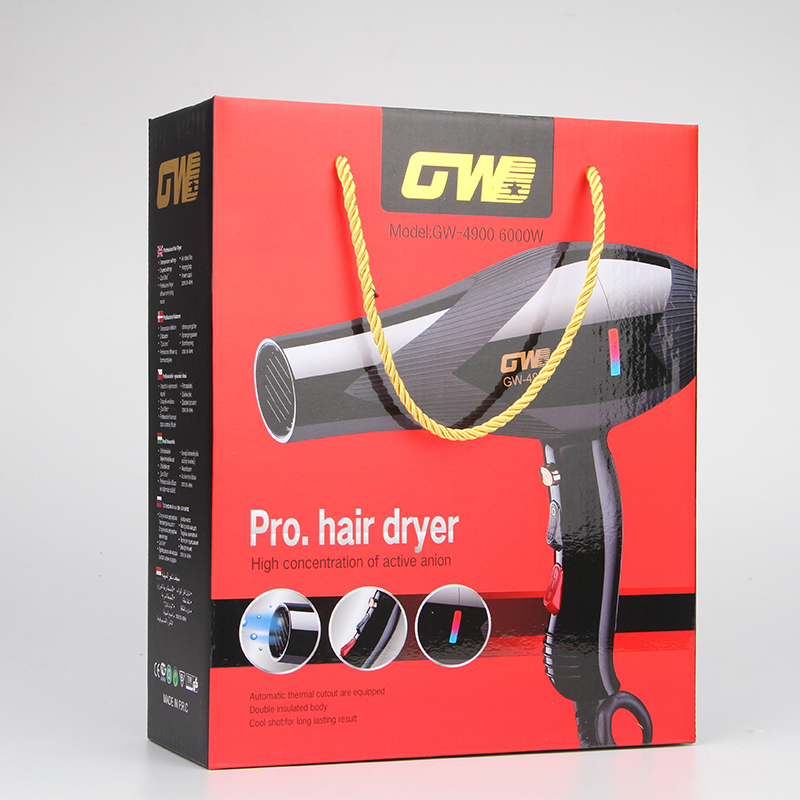 6000W high-power professional hair dryer GW-4900 special hair dryer for hot and cold hair salon is not negotiable thumbnail