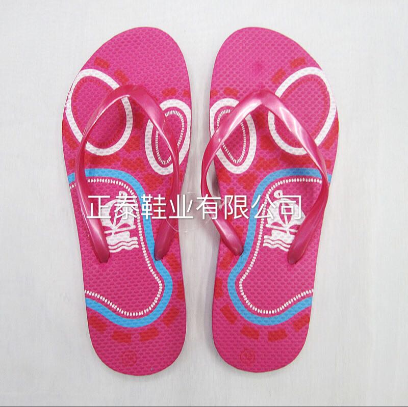 Summer fashion new anti-slip women's flat flip-flops and flip-flops are available in customizable patterns Application Scenario