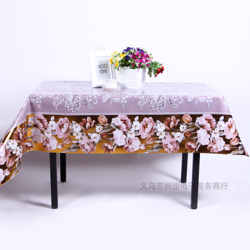 Fashion Pvc Printed Tablecloth Professional Custom Cold Square Tablecloth Manufacturers Direct Sales