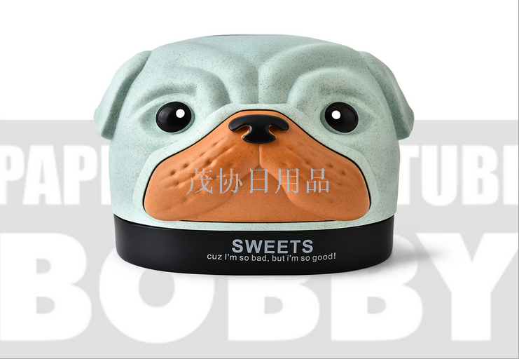 小狗纸巾筒抽纸卷纸收纳盒细节图