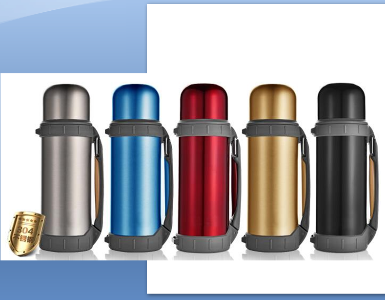 Men's large-capacity insulated cup, stainless steel household travel thermos, outdoor travel water bottle