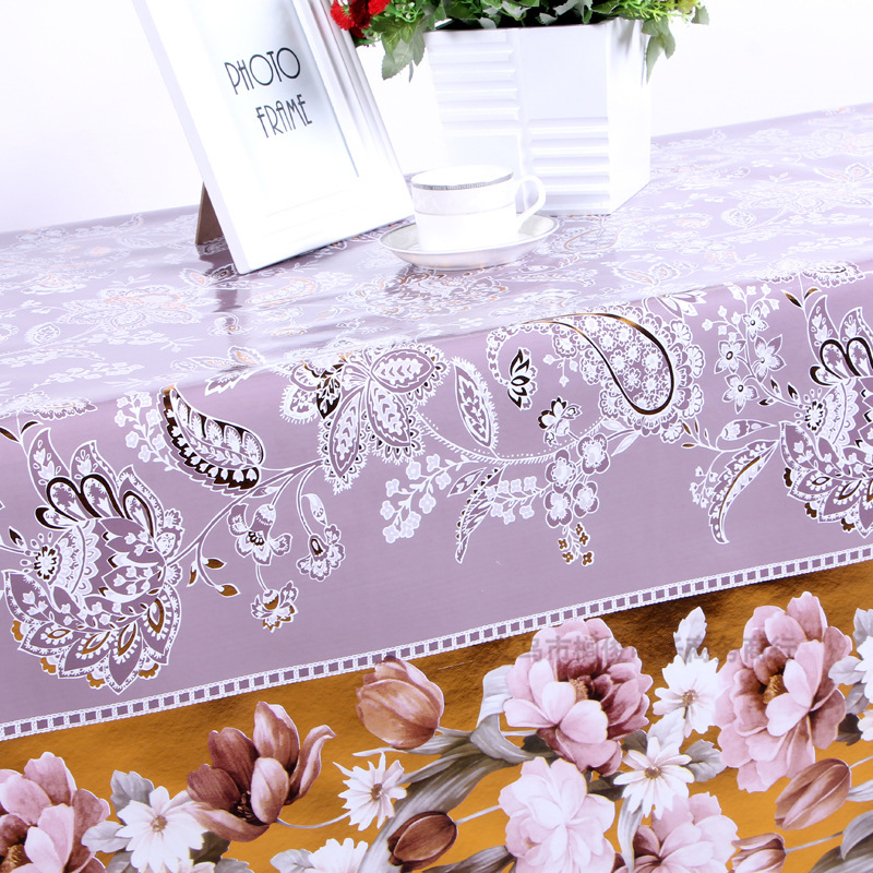 Fashion Pvc Printed Tablecloth Professional Custom Cold Square Tablecloth Manufacturers Direct Sales Specification drawing