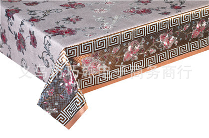 Fashionable PVC non-woven fabric printed tablecloth, new waterproof embossed yarn tablecloth factory direct sales Application Scenario