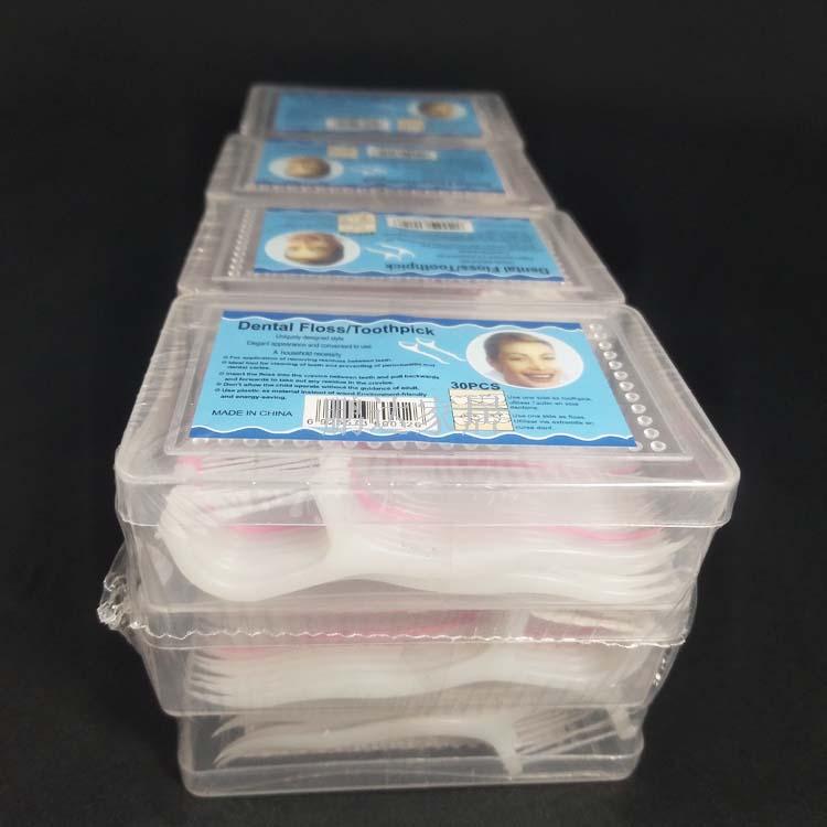 Spot wholesale floss stick toothpick floss manufacturers high tension 30 boxes to support OEM thumbnail