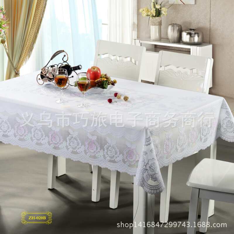 PVC printed tablecloth with gilding special edition square tablecloth and tablecloth 137*183CM factory direct sales Application Scenario