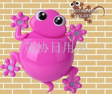 Gecko dental storage box Toothbrush holder suction cup storage box creative home