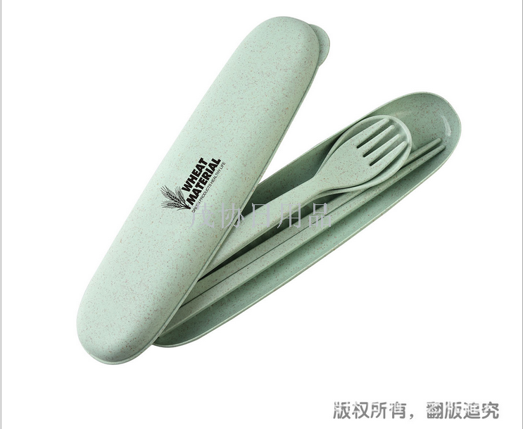 可折叠餐具/便携餐具实物图