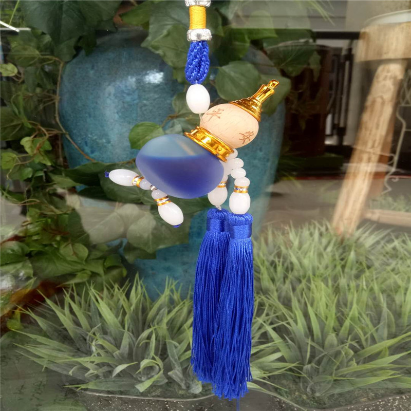 Shuanghao Perfume Gourd Beech Wood Double Beard Pendant Gift is a hot-selling product on Taobao, suitable for the interior of Ping An cars Specification image