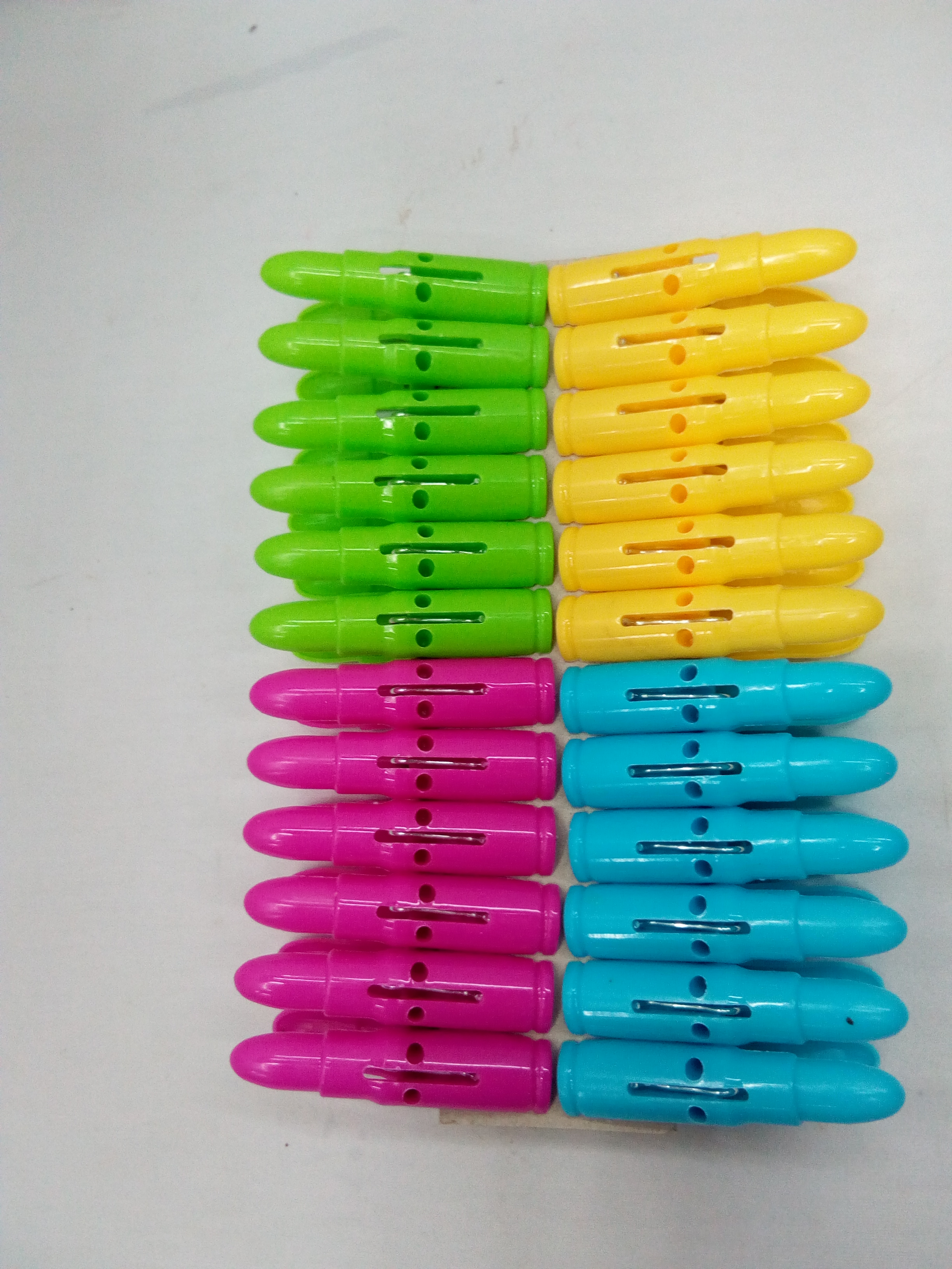 多功能晾衣夹衣服袜子夹防滑耐用固定晒被子的夹子422-9224-24