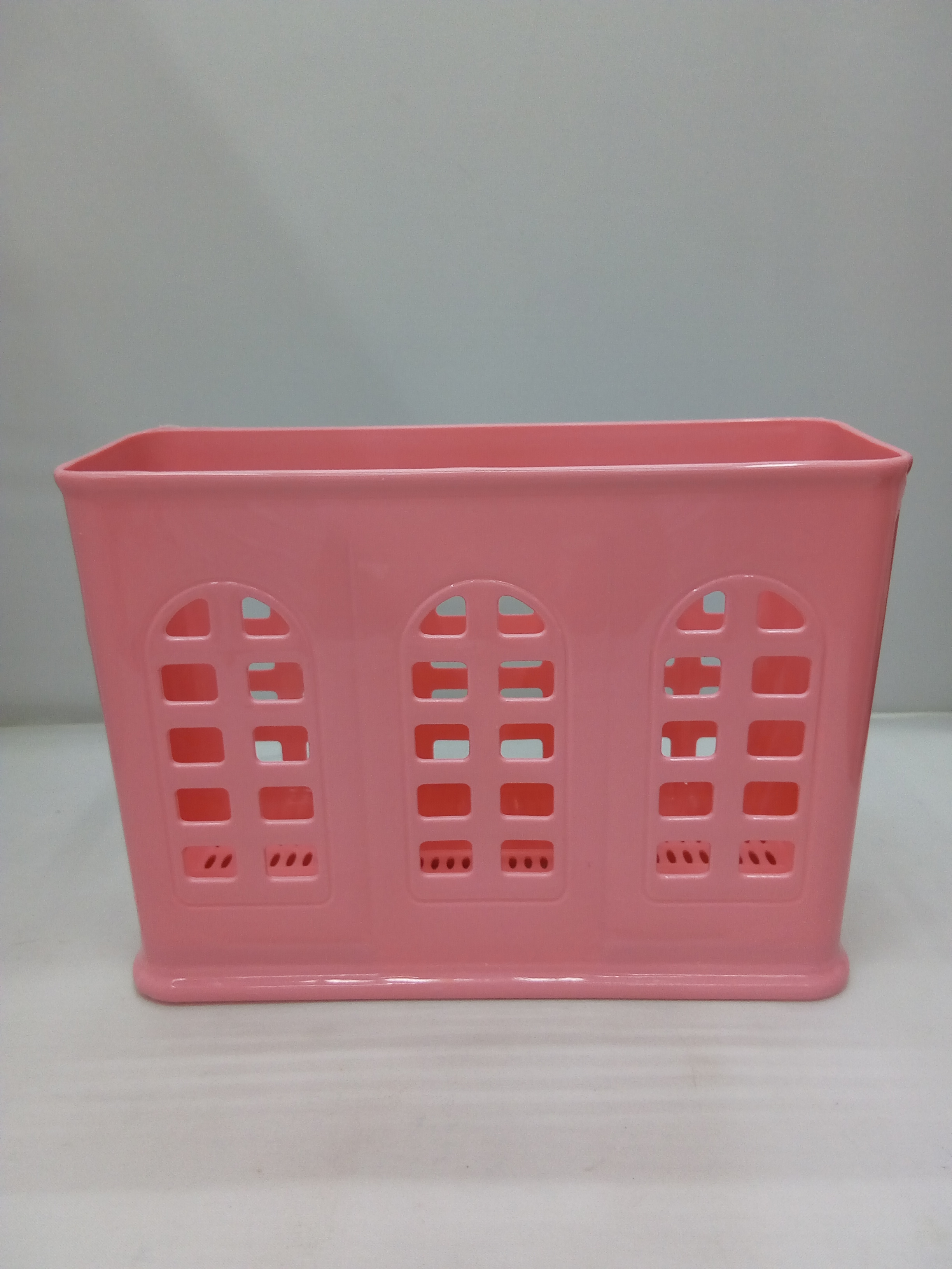 多功能筷子筒沥水筷子架筷子笼 挂式餐具刀具架塑料筷子笼423-089